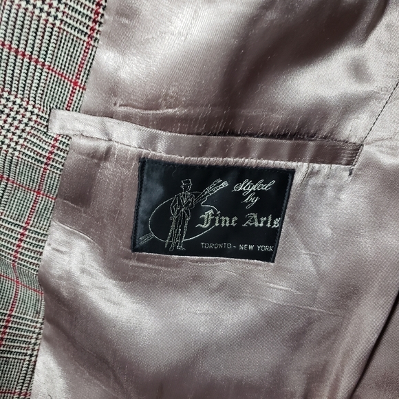 VINTAGE STYLED BY FINE ARTS Long Plaid Coat - Picture 12 of 12